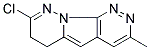 8-CHLORO-3-METHYL-6,7-DIHYDROPYRIDAZINO[4',3':4,5]PYRROLO[1,2-B]PYRIDAZINE Struktur