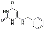 6-BENZYLAMINOURACIL Struktur