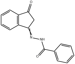 N-(AZA(3-OXOINDANYLIDENE)METHYL)BENZAMIDE Struktur