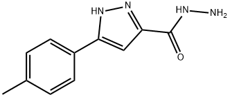 3-(4-METHYLPHENYL)-1H-PYRAZOLE-5-CARBOHYDRAZIDE Struktur