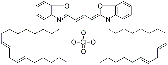 3,3'-DILINOLEYLOXACARBOCYANINE PERCHLORATE Struktur