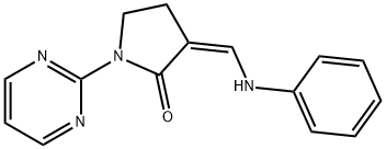 3-(ANILINOMETHYLENE)-1-(2-PYRIMIDINYL)-2-PYRROLIDINONE Struktur