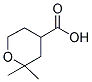 2,2-DIMETHYL-TETRAHYDRO-PYRAN-4-CARBOXYLIC ACID Struktur