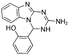 2-(2-AMINO-3,4-DIHYDRO[1,3,5]TRIAZINO[1,2-A]BENZIMIDAZOL-4-YL)PHENOL Struktur