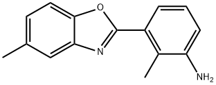 2-METHYL-3-(5-METHYL-BENZOOXAZOL-2-YL)-PHENYLAMINE Struktur