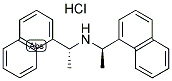 BIS((R)-1-(1-NAPHTHYL) ETHYL)AMINE HYDROCHLORIDE Struktur