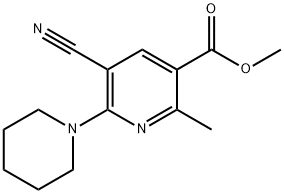 METHYL 5-CYANO-2-METHYL-6-PIPERIDINONICOTINATE Struktur