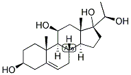 5-PREGNEN-3-BETA, 11-BETA, 17,20-BETA-TETROL Struktur