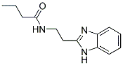 N-[2-(1H-BENZIMIDAZOL-2-YL)ETHYL]BUTANAMIDE Struktur