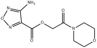 4-AMINO-FURAZAN-3-CARBOXYLIC ACID 2-MORPHOLIN-4-YL-2-OXO-ETHYL ESTER Struktur