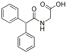 DIPHENYLACETYLAMINO-ACETIC ACID Struktur