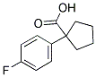 1-(4-FLUOROPHENYL)CYCLOPENTANECARBOXYLIC ACID Struktur