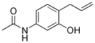 N-(4-ALLYL-3-HYDROXYPHENYL)ACETAMIDE Struktur