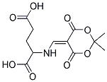 N-[(2,2-DIMETHYL-4,6-DIOXO-1,3-DIOXAN-5-YLIDENE)METHYL]GLUTAMIC ACID Struktur