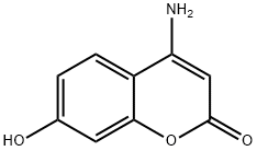 4-AMINO-7-HYDROXY-CHROMEN-2-ONE Struktur