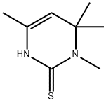 3,4,4,6-TETRAMETHYL-3,4-DIHYDRO-2(1H)-PYRIMIDINETHIONE Struktur