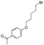 1-[4-(5-BROMO-PENTYLOXY)-PHENYL]-ETHANONE Struktur