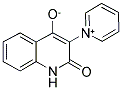 2-OXO-3-PYRIDINIUM-1-YL-1,2-DIHYDROQUINOLIN-4-OLATE Struktur