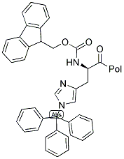 FMOC-D-HIS(1-TRT)-SASRIN(TM)-RESIN Struktur