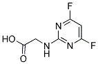 (4,6-DIFLUORO-2-PYRIMIDYL) AMINOACETIC ACID Struktur