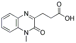 3-(1-METHYL-2-OXO-1,2-DIHYDROQUINOXALIN-3-YL)PROPIONIC ACID Struktur