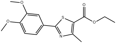 2-(3,4-DIMETHOXY-PHENYL)-4-METHYL-THIAZOLE-5-CARBOXYLIC ACID ETHYL ESTER price.