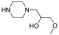 1-METHOXY-3-PIPERAZIN-1-YL-PROPAN-2-OL Struktur