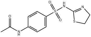 N-(4-((2,5-THIAZOLINYLAMINO)SULFONYL)PHENYL)ETHANAMIDE Struktur