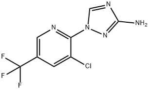 1-[3-CHLORO-5-(TRIFLUOROMETHYL)-2-PYRIDINYL]-1H-1,2,4-TRIAZOL-3-AMINE Struktur