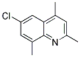 6-CHLORO-2,4,8-TRIMETHYLQUINOLINE Struktur