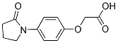 [4-(2-OXOPYRROLIDIN-1-YL)PHENOXY]ACETIC ACID Struktur