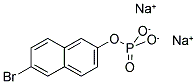 6-BROM-2-NAPHTHYL PHOSPHATE, DISODIUM SALT Struktur