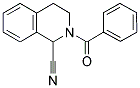 2-BENZOYL-1,2,3,4-TETRAHYDRO-1-ISOQUINOLINECARBONITRILE Struktur