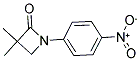 3,3-DIMETHYL-1-(4-NITROPHENYL)-2-AZETANONE Struktur