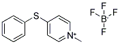 1-METHYL-4-(PHENYLTHIO)PYRIDINIUM TETRAFLUOROBORATE Struktur