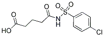 5-([(4-CHLOROPHENYL)SULFONYL]AMINO)-5-OXOPENTANOIC ACID Struktur