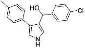 (4-CHLOROPHENYL)[4-(4-METHYLPHENYL)-1H-PYRROL-3-YL]METHANOL Struktur