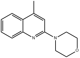 4-METHYL-2-MORPHOLINOQUINOLINE Struktur