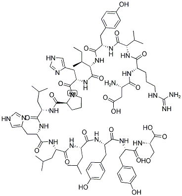 ASP-ARG-VAL-TYR-ILE-HIS-PRO-LEU-HIS-LEU-LEU-TYR-TYR-SER Struktur
