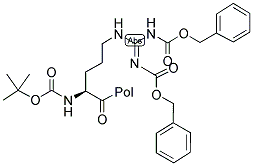 BOC-ARG(Z)2-MERRIFIELD RESIN Struktur