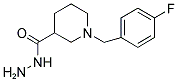 1-(4-FLUORO-BENZYL)-PIPERIDINE-3-CARBOXYLIC ACID HYDRAZIDE Struktur