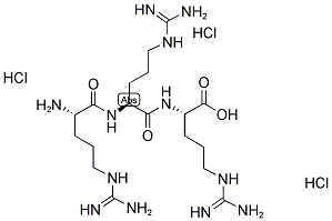 L-ARG-ARG-ARG 3HCL Struktur