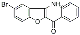 (3-AMINO-5-BROMO-BENZOFURAN-2-YL)-PHENYL-METHANONE Struktur