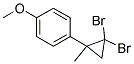 1-(2,2-DIBROMO-1-METHYL-CYCLOPROPYL)-4-METHOXY-BENZENE Struktur