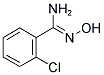 2-CHLORO-N-HYDROXY-BENZAMIDINE Struktur