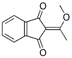 2-(METHOXYETHYLIDENE)INDANE-1,3-DIONE Struktur