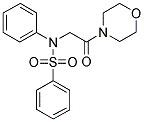 N-(2-MORPHOLINO-2-OXOETHYL)-N-PHENYLBENZENESULFONAMIDE Struktur