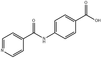 4-(ISONICOTINOYLAMINO)BENZOIC ACID Struktur