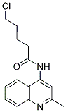 5-CHLORO-N-(2-METHYLQUINOLIN-4-YL)PENTANAMIDE Struktur