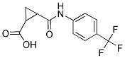 2-(N-(4-(TRIFLUOROMETHYL)PHENYL)CARBAMOYL)CYCLOPROPANECARBOXYLIC ACID Struktur